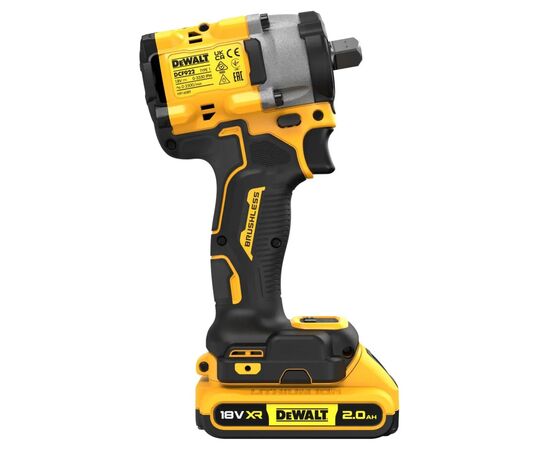 Гайковерт DeWALT 18 В XR Li-lon,406 Нм, 2 Ah, 2 АКБ, ЗУ, TSTAK (DCF922D2T), изображение 4 Гайковерт DeWALT 18 В XR Li-lon,406 Нм, 2 Ah, 2 АКБ, ЗУ, TSTAK (DCF922D2T), изображение 4