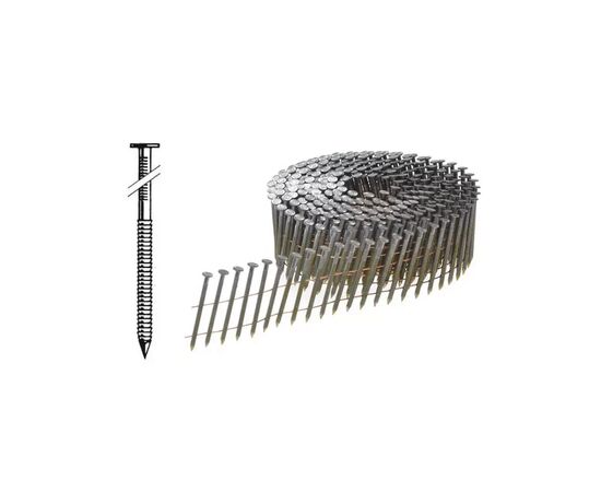 Гвозди Bostitch F, для барабанных обойм, L=90мм, d=3.33мм, d шляпки 7.2мм, 4050 шт (F333R90Q)