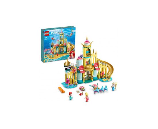 Конструктор LEGO Disney Princess Подводный дворец Ариэль 498 деталей (43207), изображение 2 Конструктор LEGO Disney Princess Подводный дворец Ариэль 498 деталей (43207), изображение 2