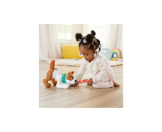 Интерактивная игрушка Fisher-Price Веселый щенок (укр.) (HHH12), изображение 5 Интерактивная игрушка Fisher-Price Веселый щенок (укр.) (HHH12), изображение 5