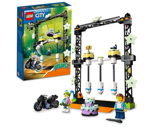 Конструктор LEGO City Stuntz Каскадерская задача «Нокдаун» 117 деталей (60341), изображение 2 Конструктор LEGO City Stuntz Каскадерская задача «Нокдаун» 117 деталей (60341), изображение 2