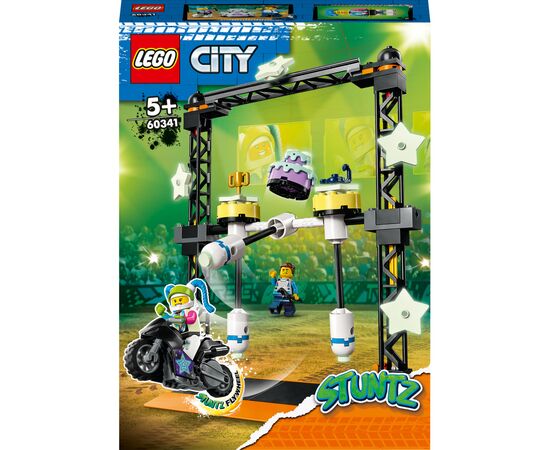 Конструктор LEGO City Stuntz Каскадерская задача «Нокдаун» 117 деталей (60341)