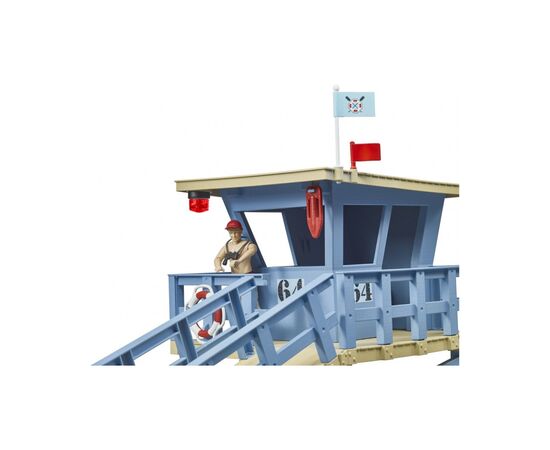 Игровой набор Bruder Спасательная водная станция с квадроциклом и скутером (62780), изображение 4 Игровой набор Bruder Спасательная водная станция с квадроциклом и скутером (62780), изображение 4