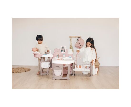 Игровой набор Smoby Toys Baby Nurse Комната малыша с кухней, ванной, спальней и аксессуарами (220376), изображение 5 Игровой набор Smoby Toys Baby Nurse Комната малыша с кухней, ванной, спальней и аксессуарами (220376), изображение 5