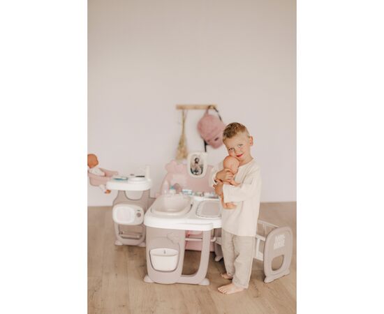 Игровой набор Smoby Toys Baby Nurse Комната малыша с кухней, ванной, спальней и аксессуарами (220376), изображение 6 Игровой набор Smoby Toys Baby Nurse Комната малыша с кухней, ванной, спальней и аксессуарами (220376), изображение 6