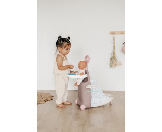 Игровой набор Smoby Toys Baby Nurse Раскладной чемодан 3 в 1 Серо-розовый (220374), изображение 4 Игровой набор Smoby Toys Baby Nurse Раскладной чемодан 3 в 1 Серо-розовый (220374), изображение 4