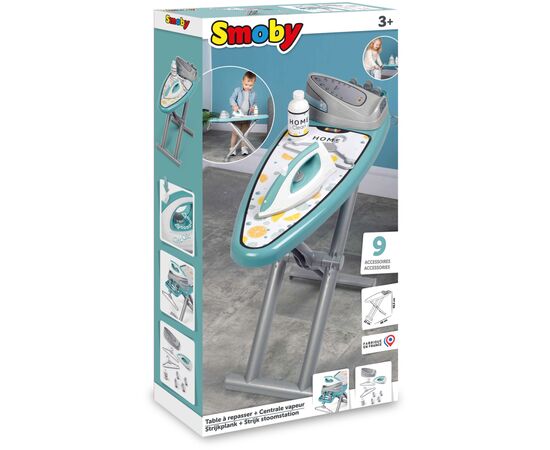 Игровой набор Smoby Паровая гладильная система (330121), изображение 2 Игровой набор Smoby Паровая гладильная система (330121), изображение 2