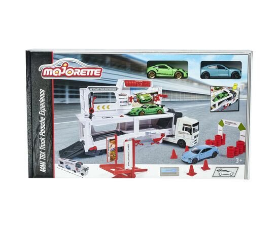 Игровой набор Majorette Трейлер МАН перевозчик Порше (2053304), изображение 2