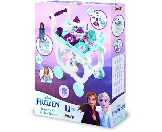 Игровой набор Smoby Toys Тележка Фроузен-2 Съемный поднос и сервиз 17 аксессуаров (310517), изображение 2 Игровой набор Smoby Toys Тележка Фроузен-2 Съемный поднос и сервиз 17 аксессуаров (310517), изображение 2