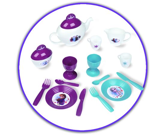 Игровой набор Smoby Toys Тележка Фроузен-2 Съемный поднос и сервиз 17 аксессуаров (310517), изображение 5 Игровой набор Smoby Toys Тележка Фроузен-2 Съемный поднос и сервиз 17 аксессуаров (310517), изображение 5