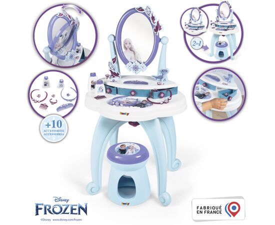 Игровой набор Smoby Toys Фроузен Столик с зеркалом (320244), изображение 3 Игровой набор Smoby Toys Фроузен Столик с зеркалом (320244), изображение 3