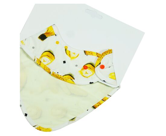 Слюнявчик Еко Пупс Eco Cotton бандана 21x30 (бананы) (BEC-017), изображение 2 Слюнявчик Еко Пупс Eco Cotton бандана 21x30 (бананы) (BEC-017), изображение 2
