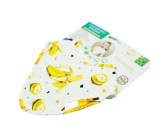 Слюнявчик Еко Пупс Eco Cotton бандана 21x30 (бананы) (BEC-017), изображение 3 Слюнявчик Еко Пупс Eco Cotton бандана 21x30 (бананы) (BEC-017), изображение 3