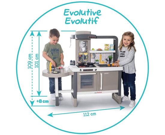 Игровой набор Smoby Интерактивная кухня Tefal Evolution (312305), изображение 3 Игровой набор Smoby Интерактивная кухня Tefal Evolution (312305), изображение 3