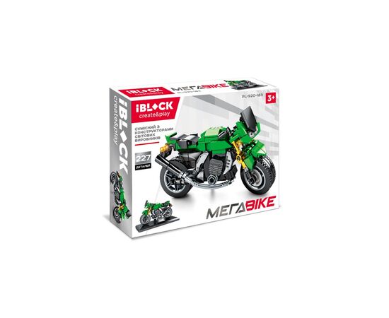 Конструктор iBlock Мега Bike мотоцикл Kawasaki Ninja (PL-920-183)