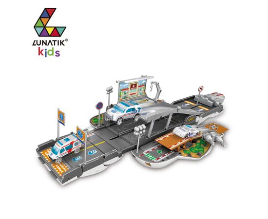 Игровой набор Lunatik Авто трансформер Медик (LNK-RTM5667), изображение 2 Игровой набор Lunatik Авто трансформер Медик (LNK-RTM5667), изображение 2