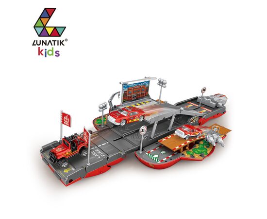 Игровой набор Lunatik Авто трансформер Пожарная (LNK-RTF0695), изображение 2 Игровой набор Lunatik Авто трансформер Пожарная (LNK-RTF0695), изображение 2