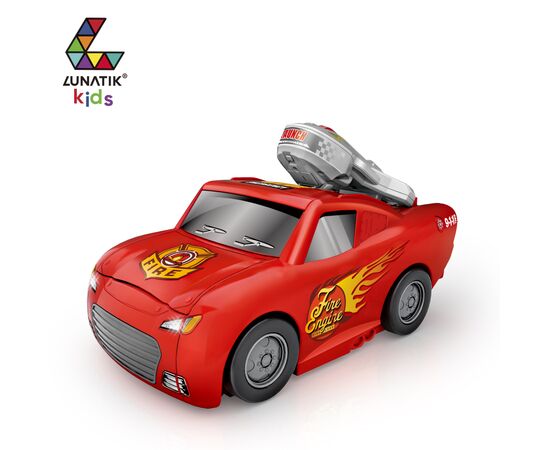 Игровой набор Lunatik Авто трансформер Пожарная (LNK-RTF0695)