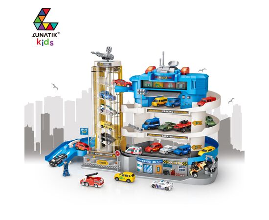 Ігровий набір Lunatik Парковка Поліція (LNK-PGP5677), зображення 2