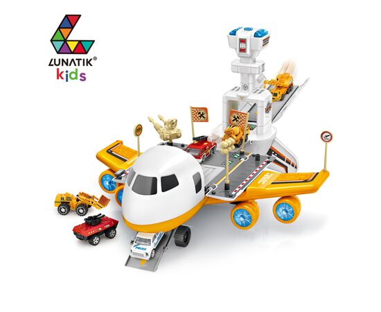 Игровой набор Lunatik Самолет трансформер Инженер (LNK-FLE5674)