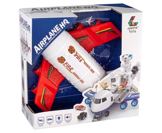 Игровой набор Lunatik Самолет трансформер Пожарный (LNK-FLF5673), изображение 3 Игровой набор Lunatik Самолет трансформер Пожарный (LNK-FLF5673), изображение 3