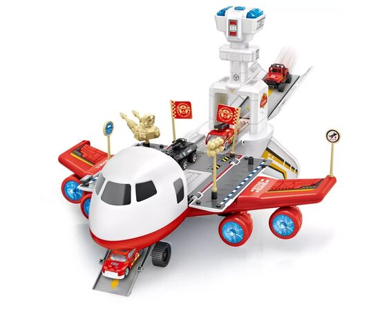 Игровой набор Lunatik Самолет трансформер Пожарный (LNK-FLF5673)