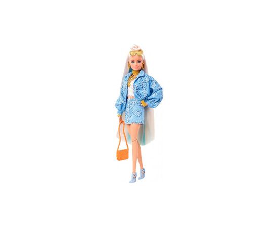 Лялька Barbie "Екстра" білявка з пучком на розпущеному волоссі (HHN08), зображення 4 Лялька Barbie "Екстра" білявка з пучком на розпущеному волоссі (HHN08), зображення 4