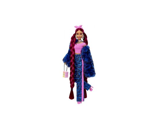 Кукла Barbie "Экстра" в синем леопардовом костюме (HHN09), изображение 2 Кукла Barbie "Экстра" в синем леопардовом костюме (HHN09), изображение 2
