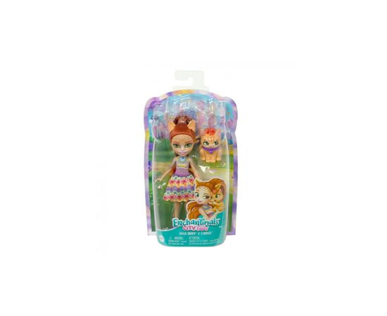 Кукла Enchantimals Рыженькая кошечка Тарла (HHB91), изображение 6 Кукла Enchantimals Рыженькая кошечка Тарла (HHB91), изображение 6