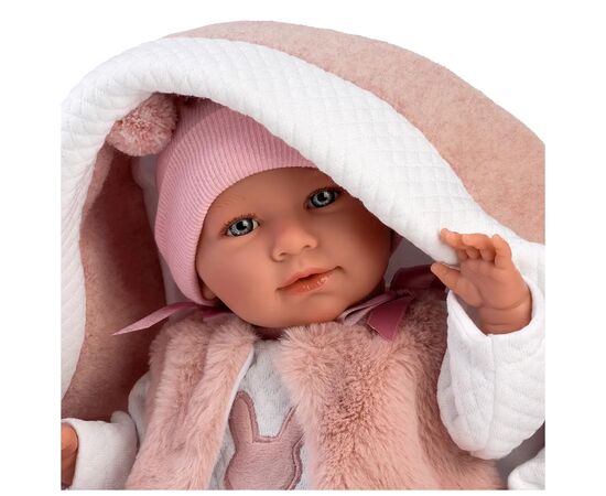 Кукла Llorens Mimi Lloron Capazo Rosa, 40 см (74012), изображение 3 Кукла Llorens Mimi Lloron Capazo Rosa, 40 см (74012), изображение 3