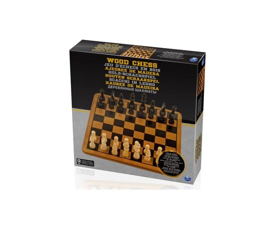 Настольная игра Spin Master Games Шахматы деревянные (6033302), изображение 2 Настольная игра Spin Master Games Шахматы деревянные (6033302), изображение 2