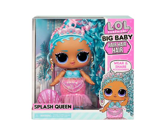 Лялька L.O.L. Surprise! серії Big Baby Hair Hair Hair – Королева Сплеск (579724), зображення 10 Лялька L.O.L. Surprise! серії Big Baby Hair Hair Hair – Королева Сплеск (579724), зображення 10