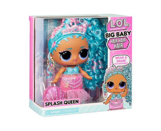 Лялька L.O.L. Surprise! серії Big Baby Hair Hair Hair – Королева Сплеск (579724), зображення 9 Лялька L.O.L. Surprise! серії Big Baby Hair Hair Hair – Королева Сплеск (579724), зображення 9