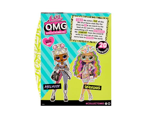 Кукла L.O.L. Surprise! серии O.M.G. Core S6 – Леди Скетч (581857), изображение 8 Кукла L.O.L. Surprise! серии O.M.G. Core S6 – Леди Скетч (581857), изображение 8