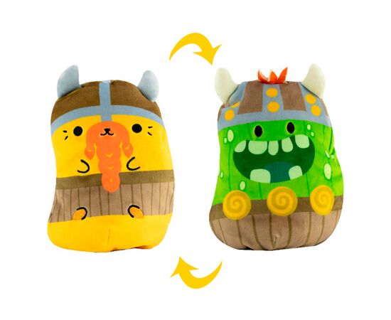 Мягкая игрушка Cats vs Pickles 2 в 1 – Котик и огурец Викинги (CVP2200-1), изображение 4 Мягкая игрушка Cats vs Pickles 2 в 1 – Котик и огурец Викинги (CVP2200-1), изображение 4
