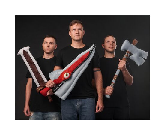 Мягкая игрушка ABYstyle Оружие плюшевое Soulcalibur Kulutues Axe 84 см (SC010004PP), изображение 5 Мягкая игрушка ABYstyle Оружие плюшевое Soulcalibur Kulutues Axe 84 см (SC010004PP), изображение 5