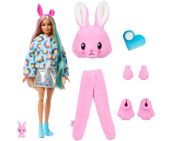 Кукла Barbie Cutie Reveal Милый кролик (HHG19), изображение 5 Кукла Barbie Cutie Reveal Милый кролик (HHG19), изображение 5