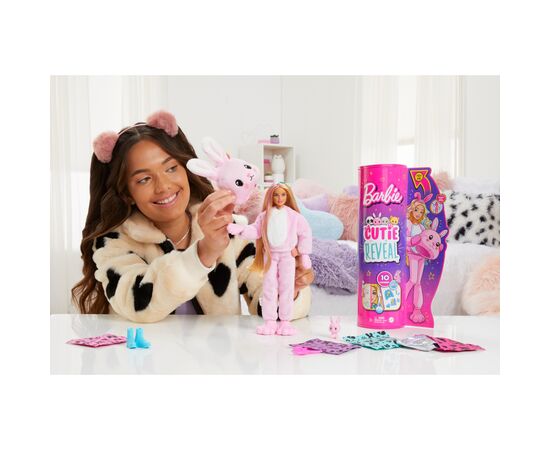 Кукла Barbie Cutie Reveal Милый кролик (HHG19), изображение 7 Кукла Barbie Cutie Reveal Милый кролик (HHG19), изображение 7