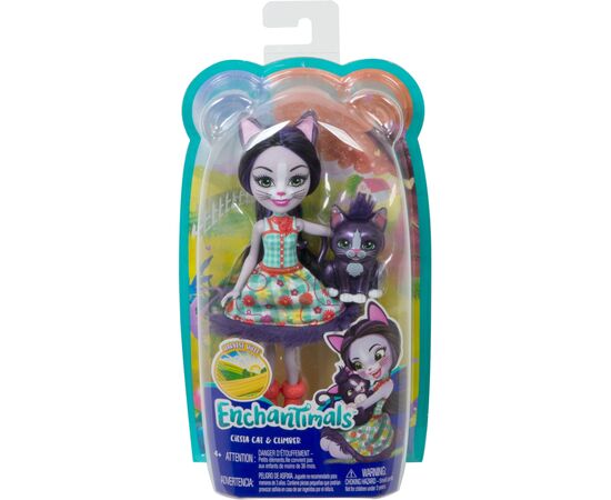 Кукла Enchantimals Кошечка Сиеста (GJX40), изображение 3 Кукла Enchantimals Кошечка Сиеста (GJX40), изображение 3
