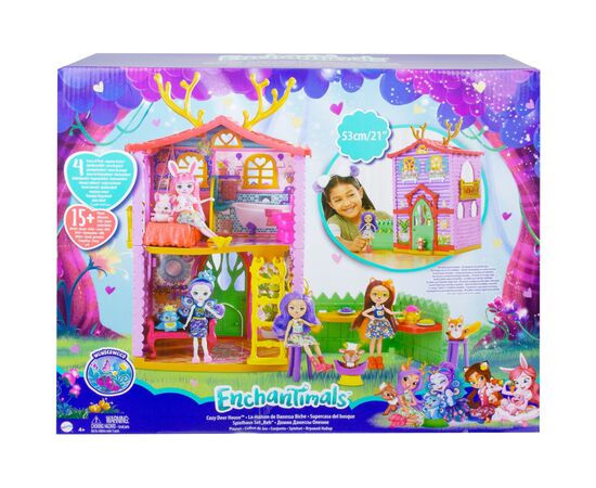 Кукла Enchantimals Лесной домик Оленицы Денисы (GYJ18), изображение 7 Кукла Enchantimals Лесной домик Оленицы Денисы (GYJ18), изображение 7
