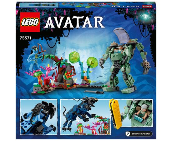 Конструктор LEGO Avatar Нейтірі та Танатор проти Куарітча у скафандрі УМП 560 деталей (75571), зображення 10 Конструктор LEGO Avatar Нейтірі та Танатор проти Куарітча у скафандрі УМП 560 деталей (75571), зображення 10