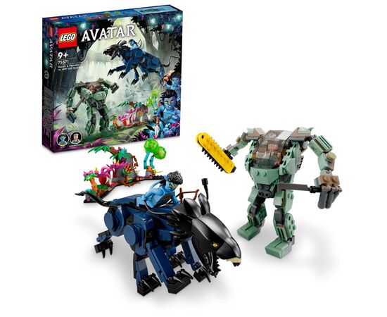 Конструктор LEGO Avatar Нейтірі та Танатор проти Куарітча у скафандрі УМП 560 деталей (75571), зображення 2 Конструктор LEGO Avatar Нейтірі та Танатор проти Куарітча у скафандрі УМП 560 деталей (75571), зображення 2