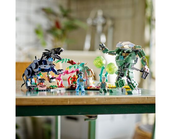 Конструктор LEGO Avatar Нейтірі та Танатор проти Куарітча у скафандрі УМП 560 деталей (75571), зображення 4 Конструктор LEGO Avatar Нейтірі та Танатор проти Куарітча у скафандрі УМП 560 деталей (75571), зображення 4