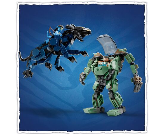 Конструктор LEGO Avatar Нейтірі та Танатор проти Куарітча у скафандрі УМП 560 деталей (75571), зображення 7 Конструктор LEGO Avatar Нейтірі та Танатор проти Куарітча у скафандрі УМП 560 деталей (75571), зображення 7