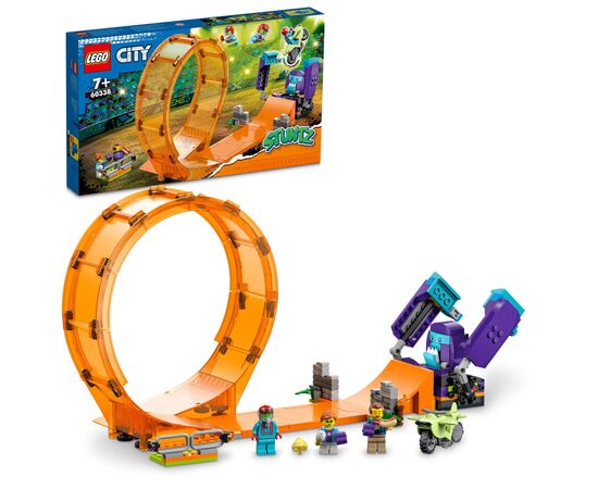 Конструктор LEGO City Stuntz Каскадерская петля «Удар Шимпанзе» 226 деталей (60338), изображение 2 Конструктор LEGO City Stuntz Каскадерская петля «Удар Шимпанзе» 226 деталей (60338), изображение 2