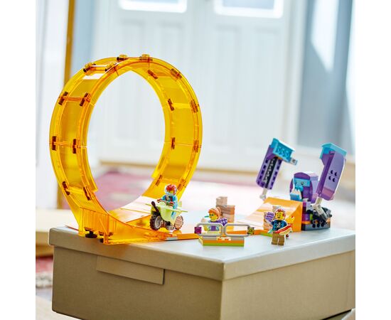 Конструктор LEGO City Stuntz Каскадерская петля «Удар Шимпанзе» 226 деталей (60338), изображение 5 Конструктор LEGO City Stuntz Каскадерская петля «Удар Шимпанзе» 226 деталей (60338), изображение 5