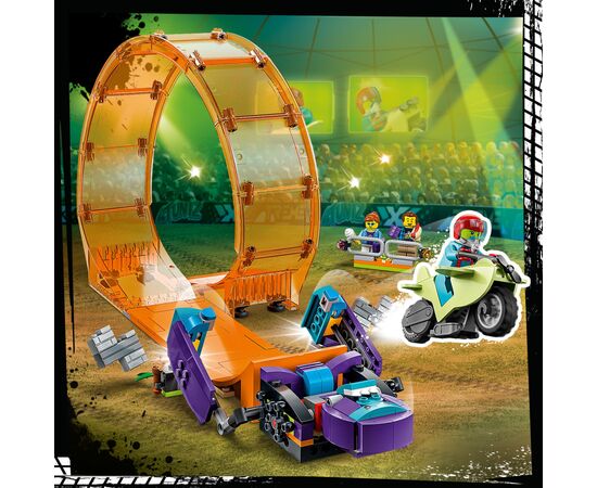 Конструктор LEGO City Stuntz Каскадерская петля «Удар Шимпанзе» 226 деталей (60338), изображение 6 Конструктор LEGO City Stuntz Каскадерская петля «Удар Шимпанзе» 226 деталей (60338), изображение 6
