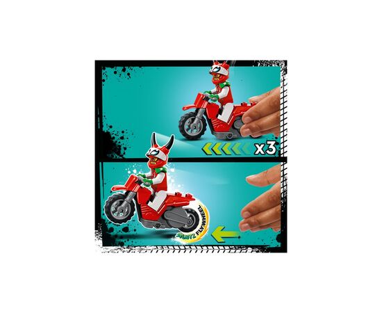 Конструктор LEGO City Stuntz Каскадерский мотоцикл Авантюрного скорпиона 15 деталей (60332), изображение 6 Конструктор LEGO City Stuntz Каскадерский мотоцикл Авантюрного скорпиона 15 деталей (60332), изображение 6