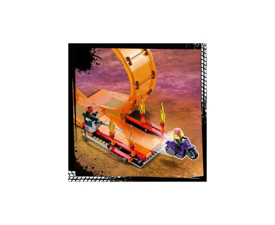 Конструктор LEGO City Stuntz Двойная петля каскадерской арены 598 деталей (60339), изображение 6 Конструктор LEGO City Stuntz Двойная петля каскадерской арены 598 деталей (60339), изображение 6