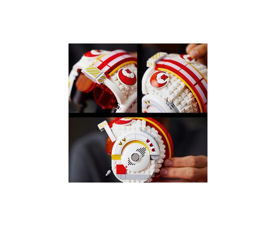 Конструктор LEGO Star Wars Шолом Люка Скайуокера (Червоний-5) 675 деталей (75327), зображення 6
